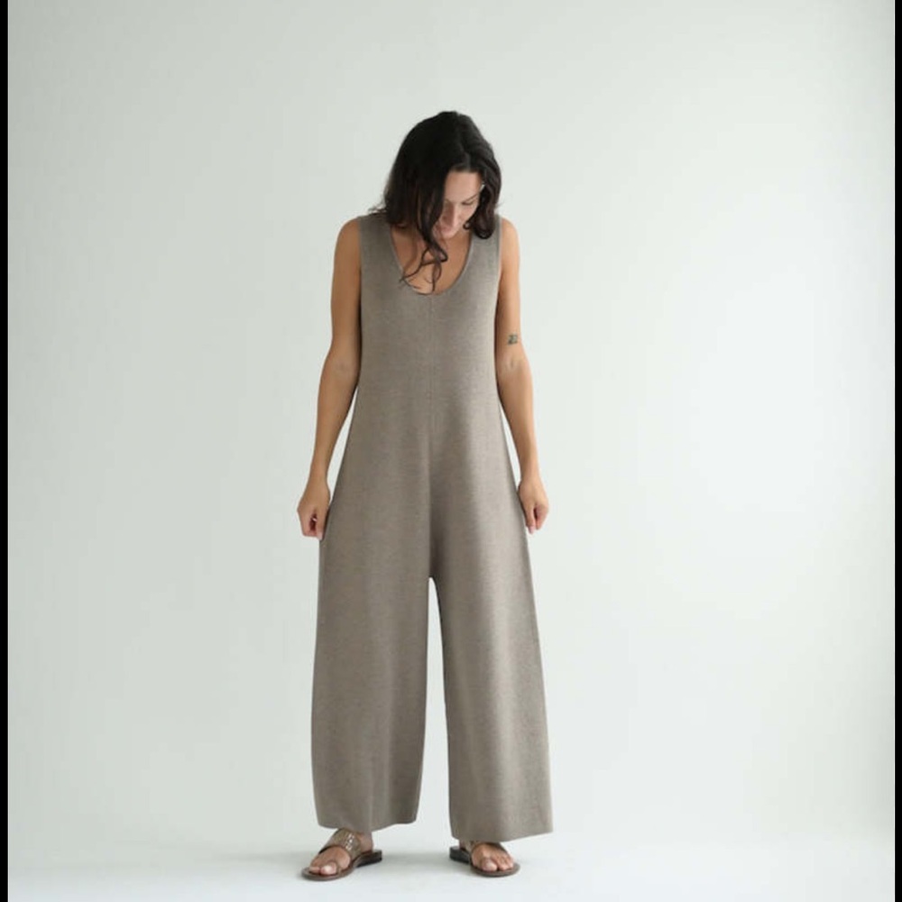 Lauren Manoogian Tan Jumpsuit